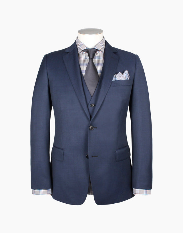 Cumbria Blue Nailhead Suit Jacket