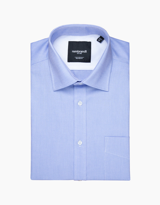 Sinatra Blue & Pink Textured Shirt