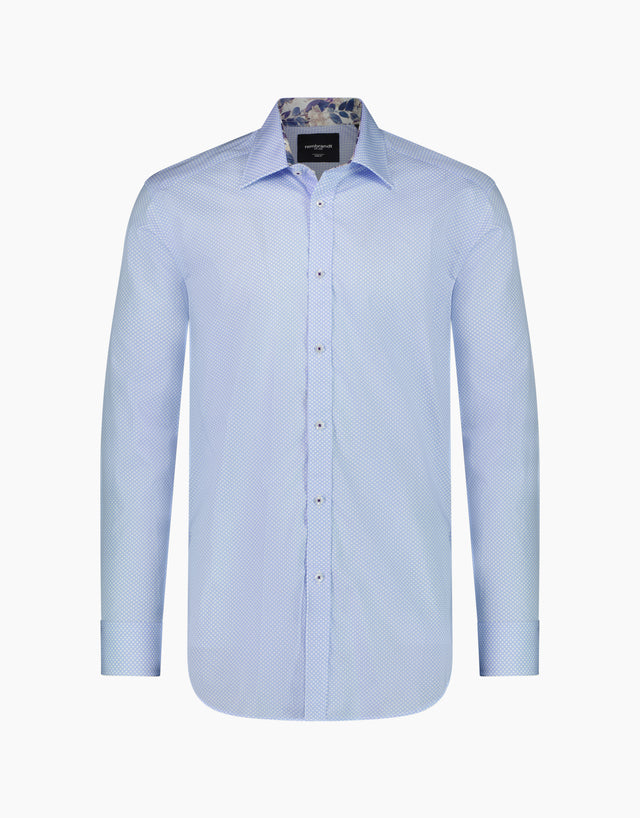 Barbican Light Blue Check Shirt