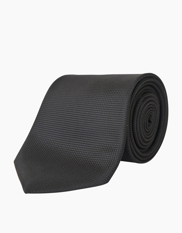 Black Texture Tie