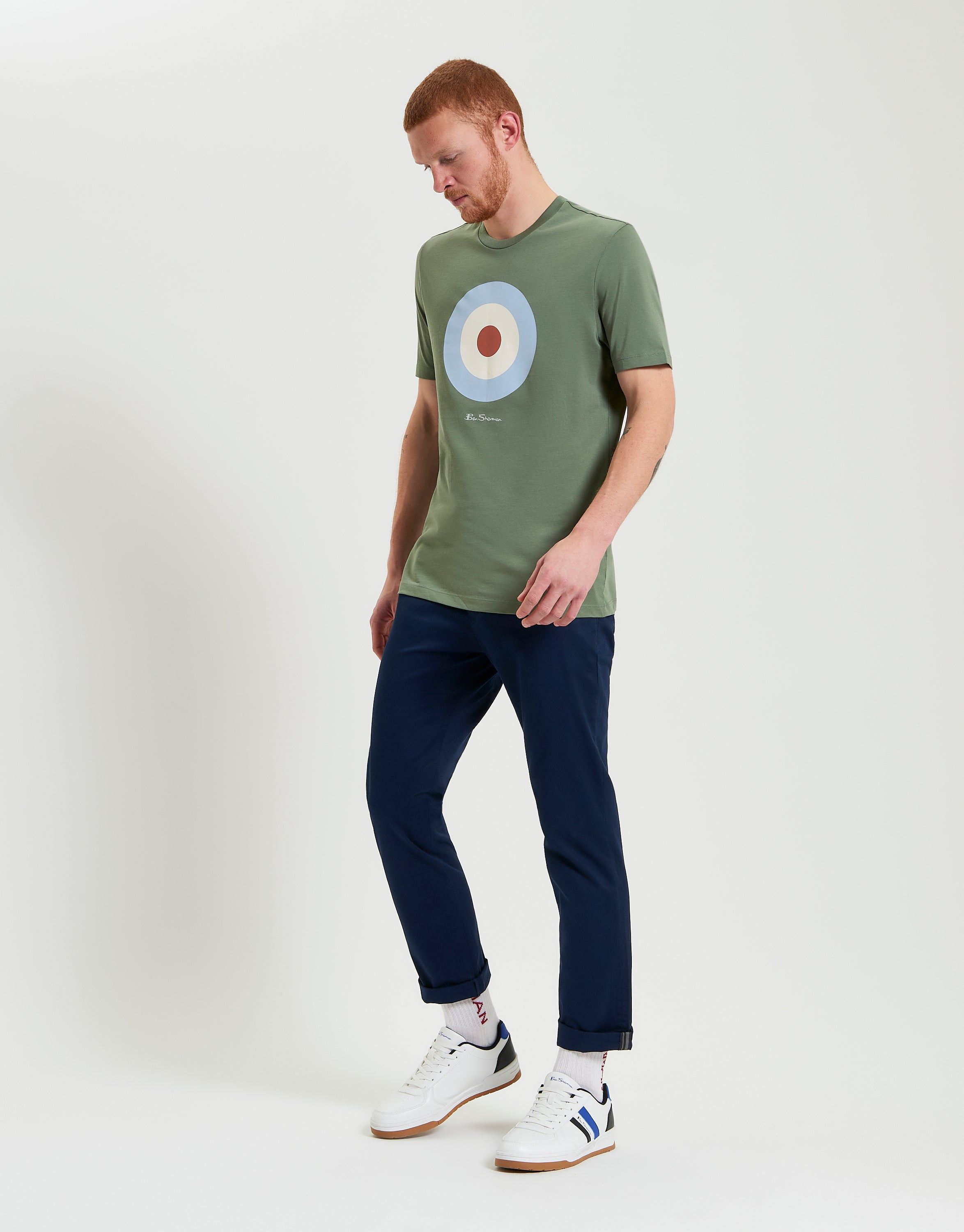 Ben Sherman Target Pale Khaki T-Shirt