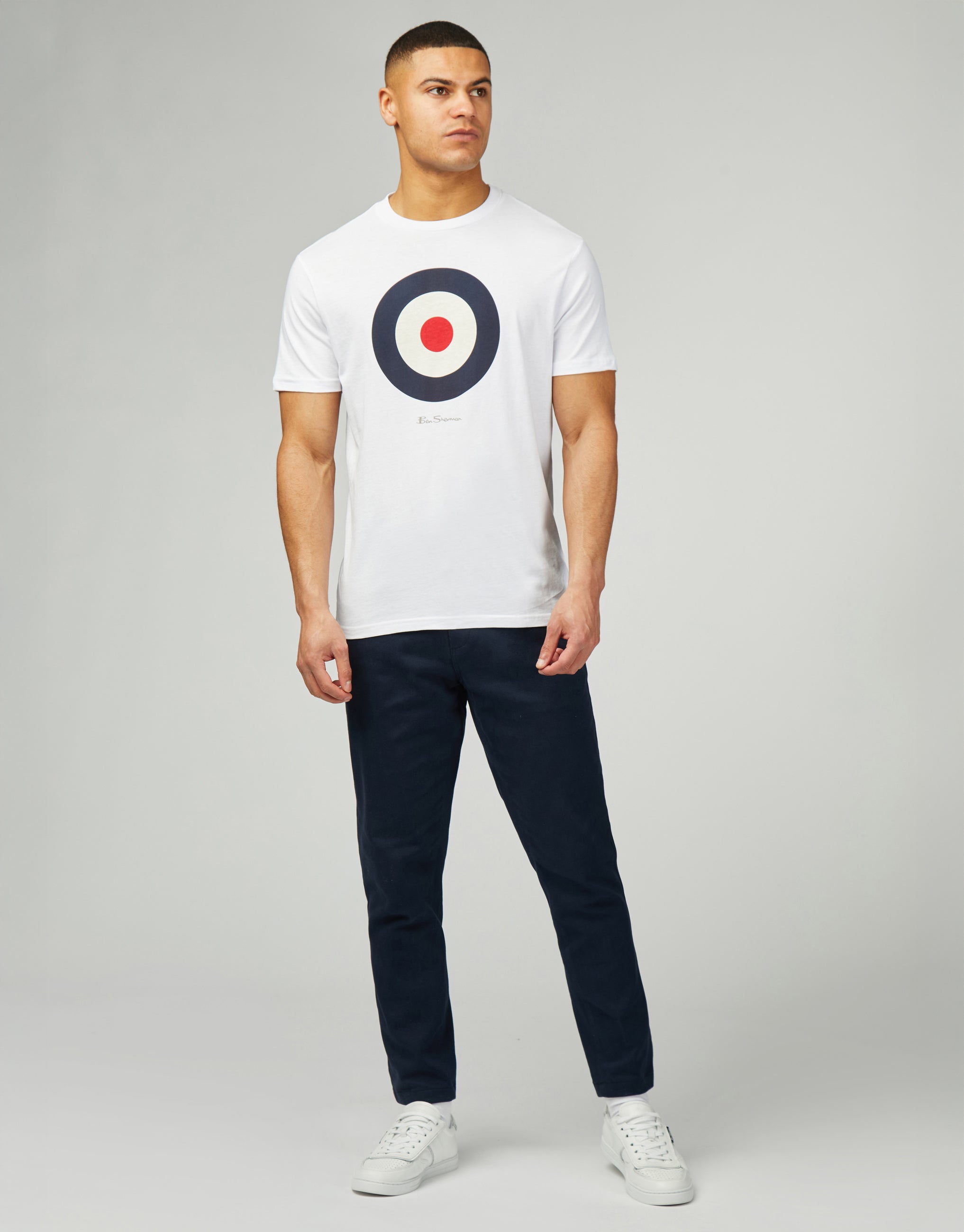 Ben Sherman Target White T-Shirt