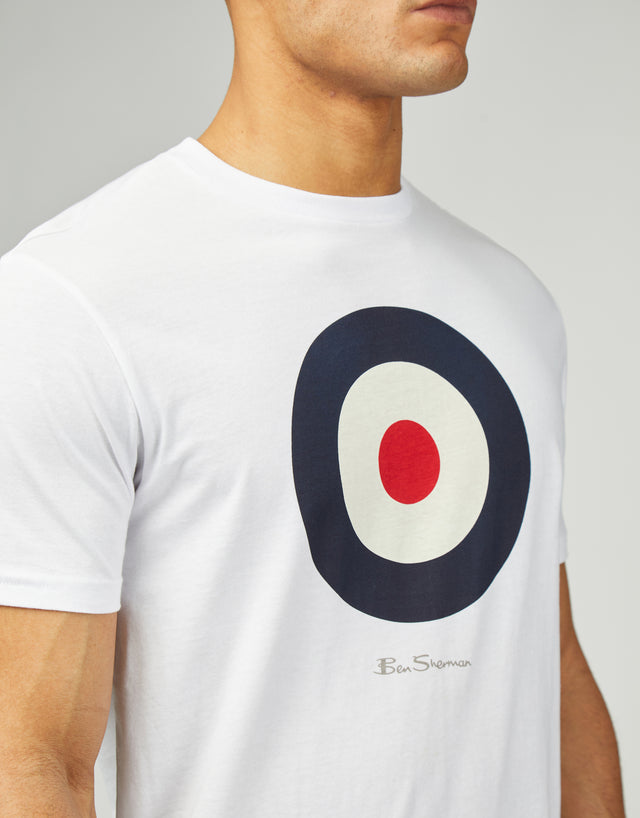 Ben Sherman Target White T-Shirt