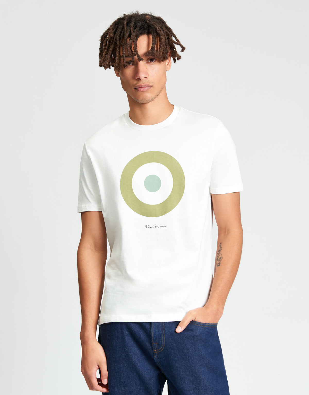 Ben Sherman Signature Target Putty T-Shirt