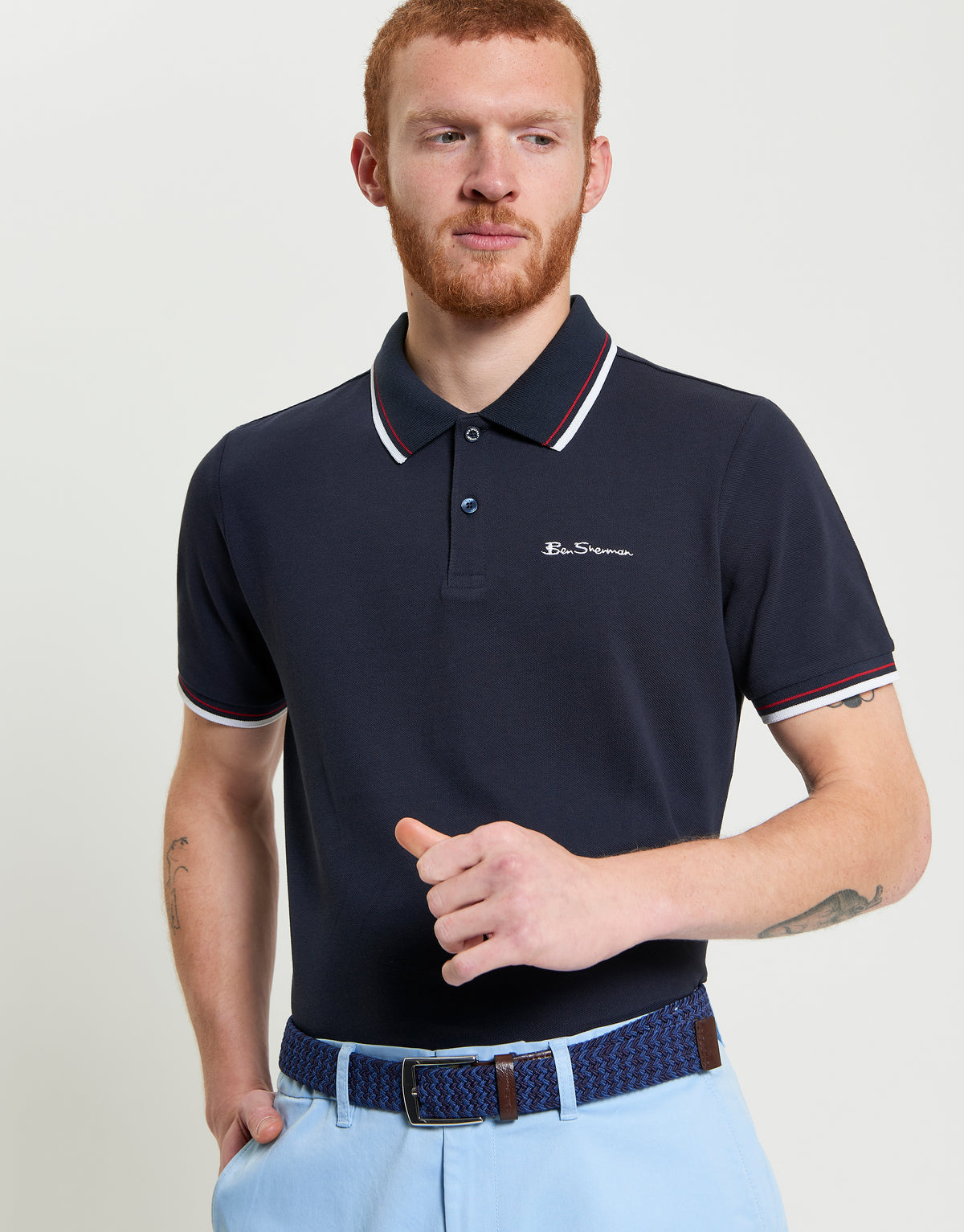Ben Sherman Signature Pique Dark Navy Polo