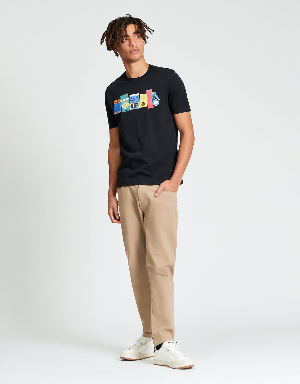 Ben Sherman Festival Pass Black T-Shirt