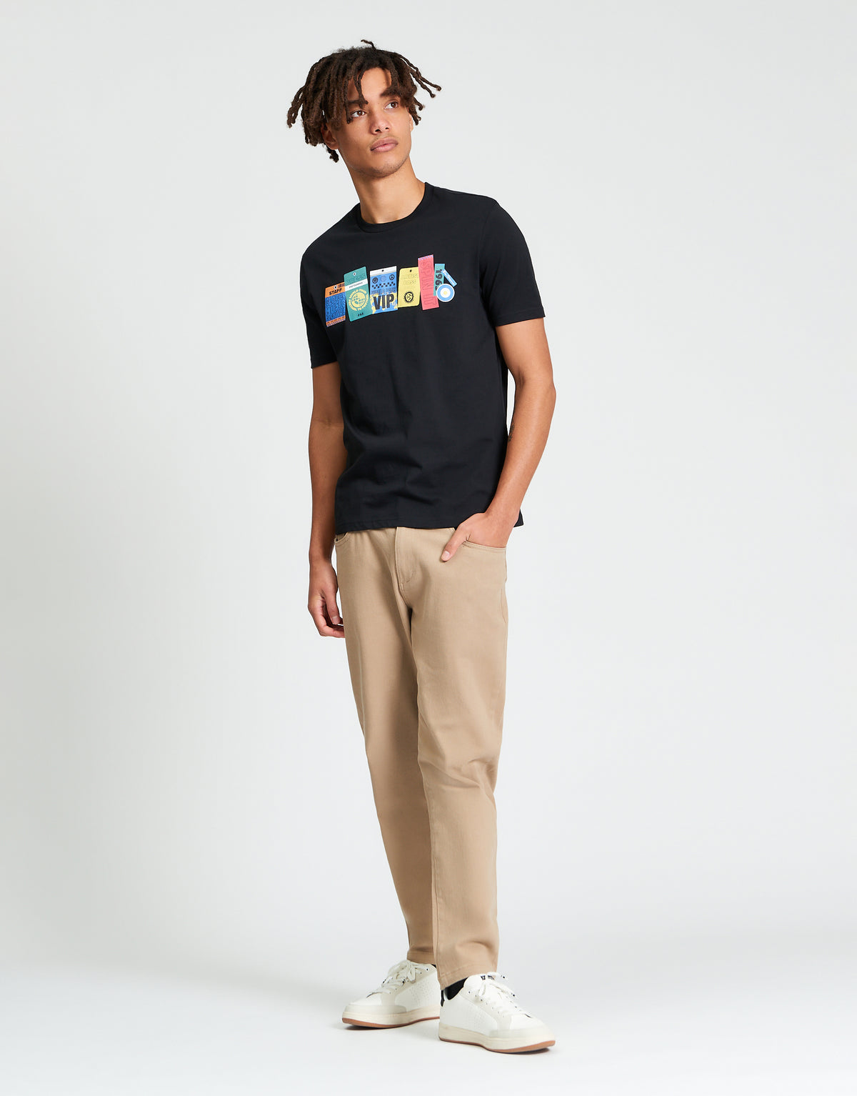 Ben Sherman Festival Pass Black T-Shirt
