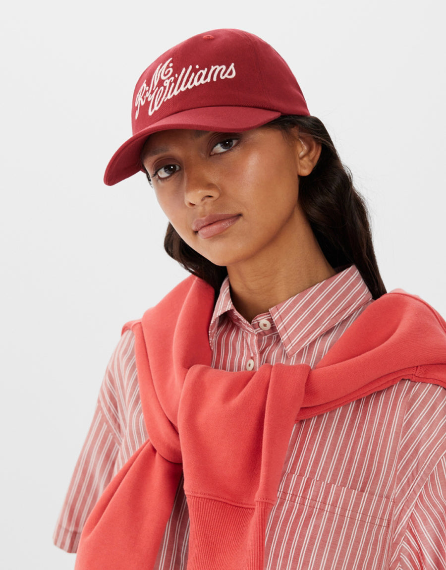 R.M.Williams Script Red Cap
