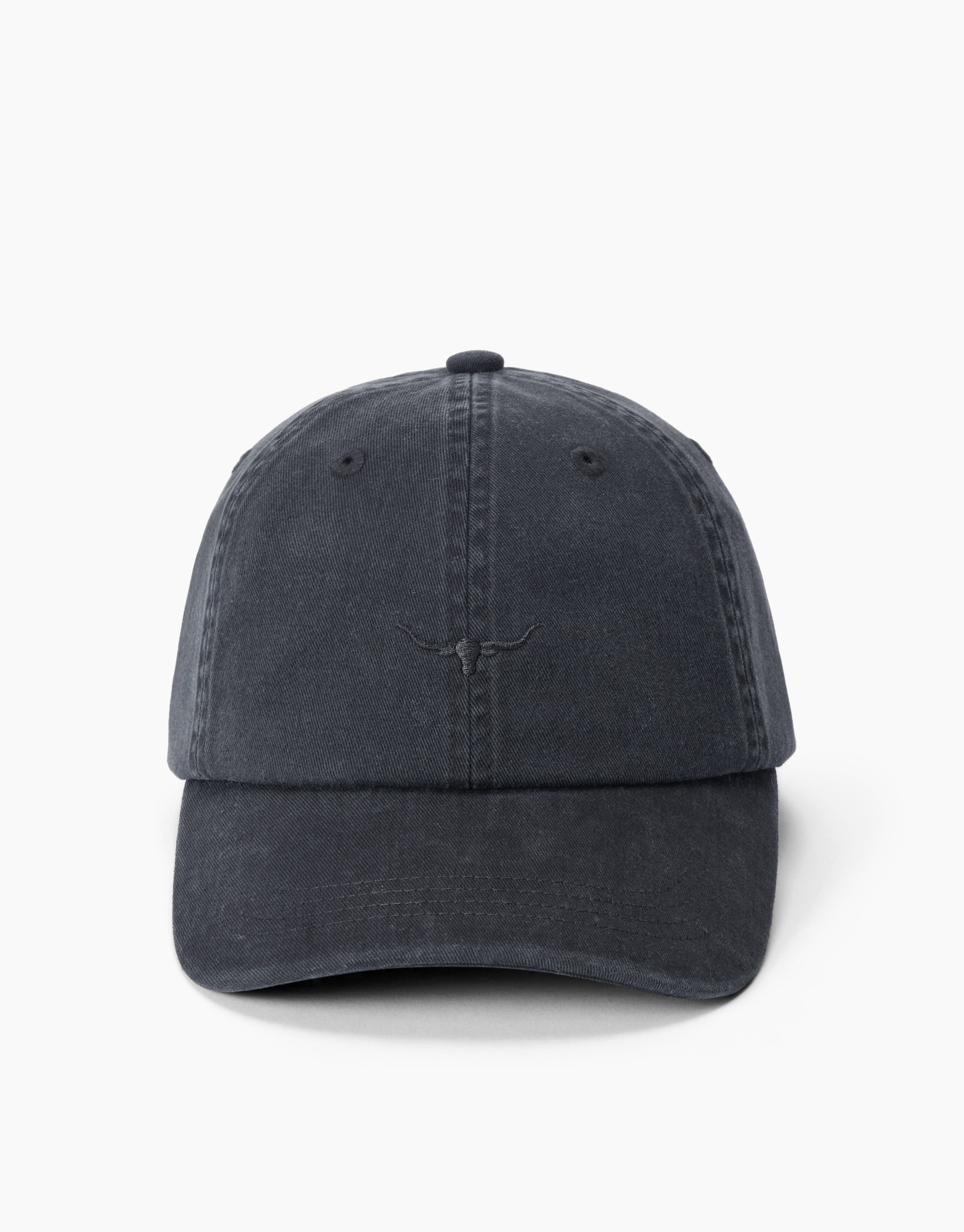 R.M. Williams Mini Longhorn Grey Twill Cap