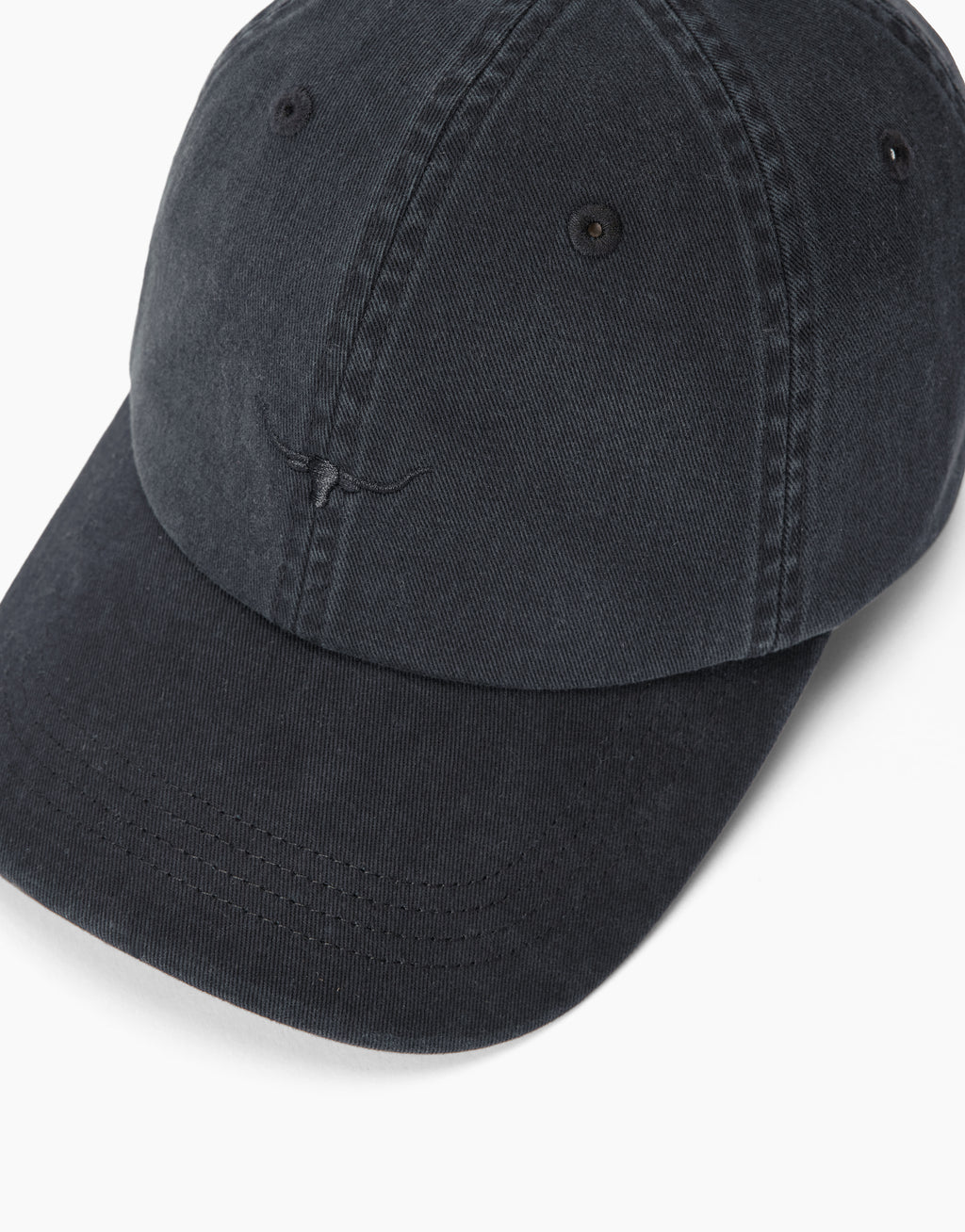R.M. Williams Mini Longhorn Grey Twill Cap
