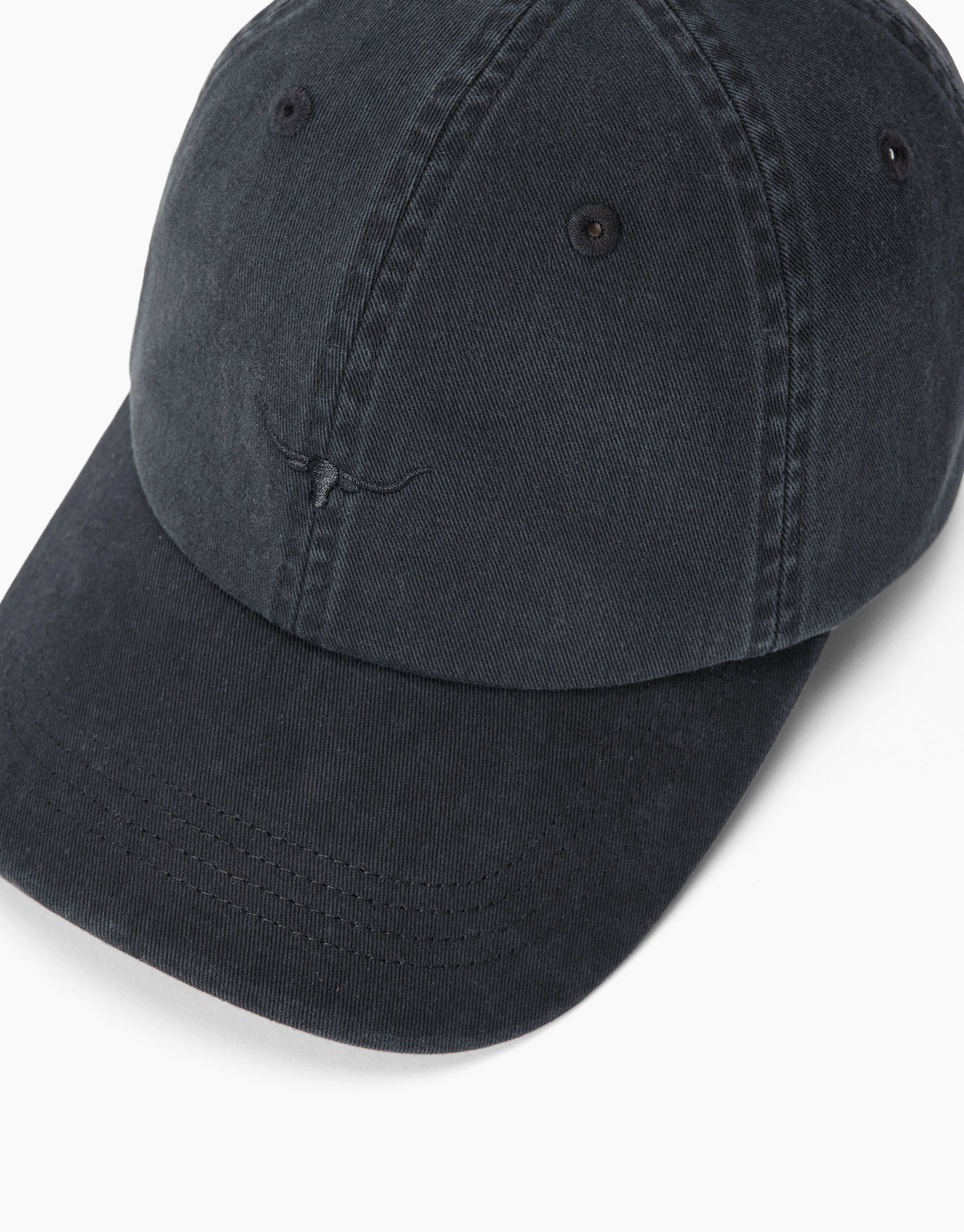 R.M. Williams Mini Longhorn Grey Twill Cap