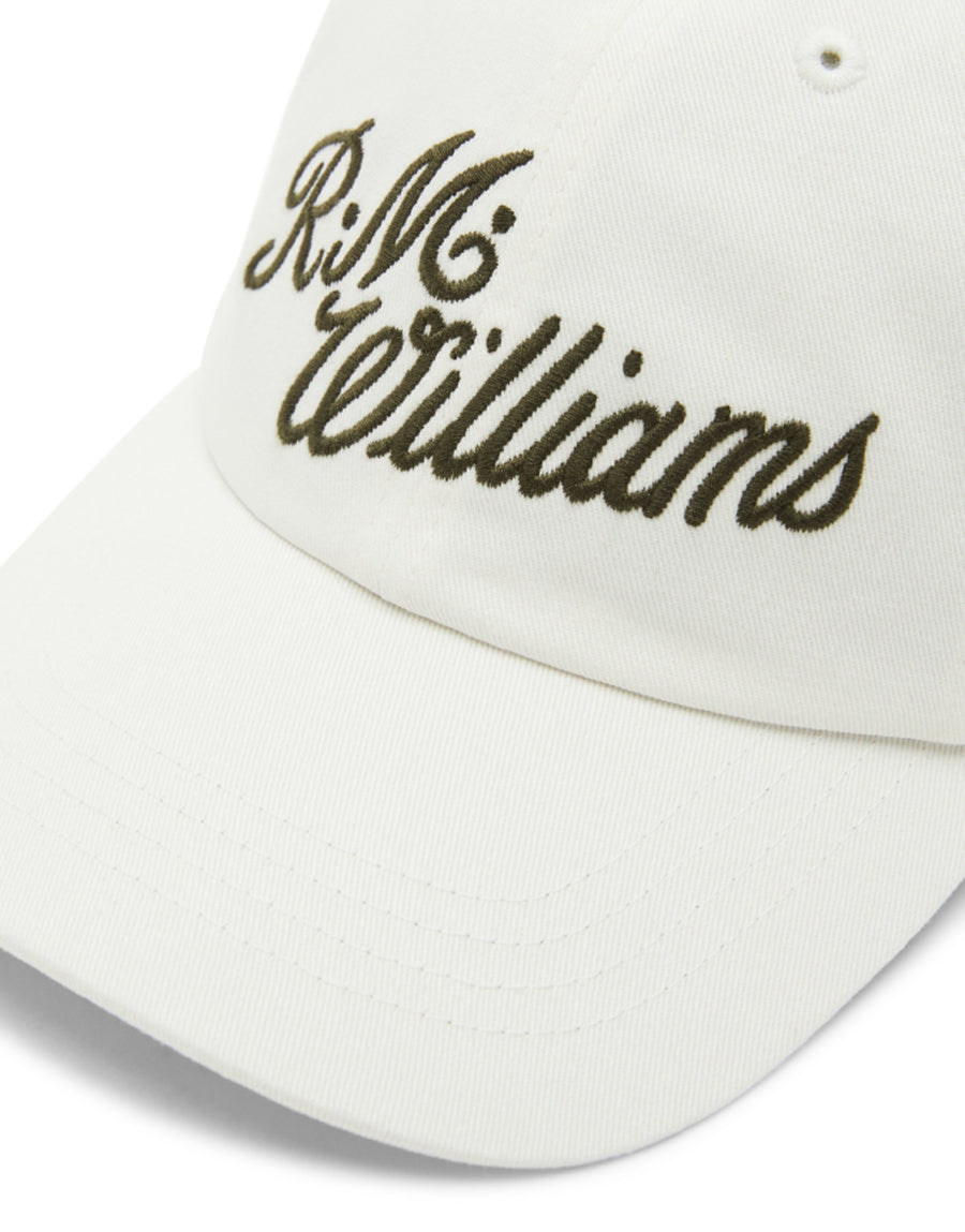 R.M.Williams Script Ecru Cap