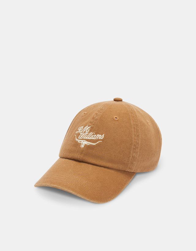 R.M.Williams Script Longhorn Cap Brown