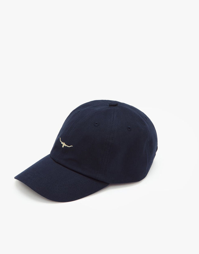 R.M. Williams Mini Longhorn Navy/Bone Cap