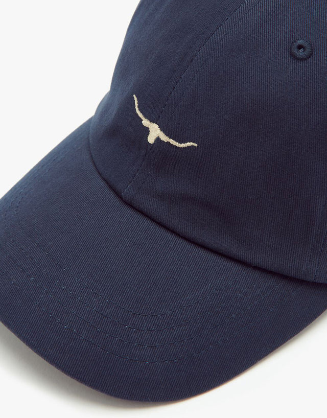 R.M. Williams Mini Longhorn Navy/Bone Cap