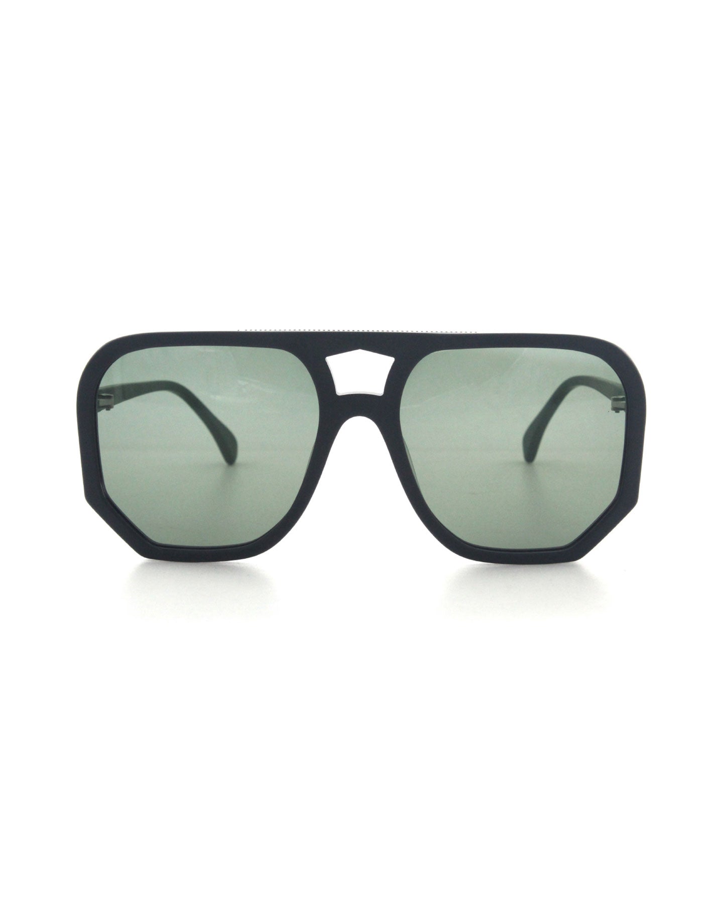 AGE Eyewear Wager Matt Black Sunglasses