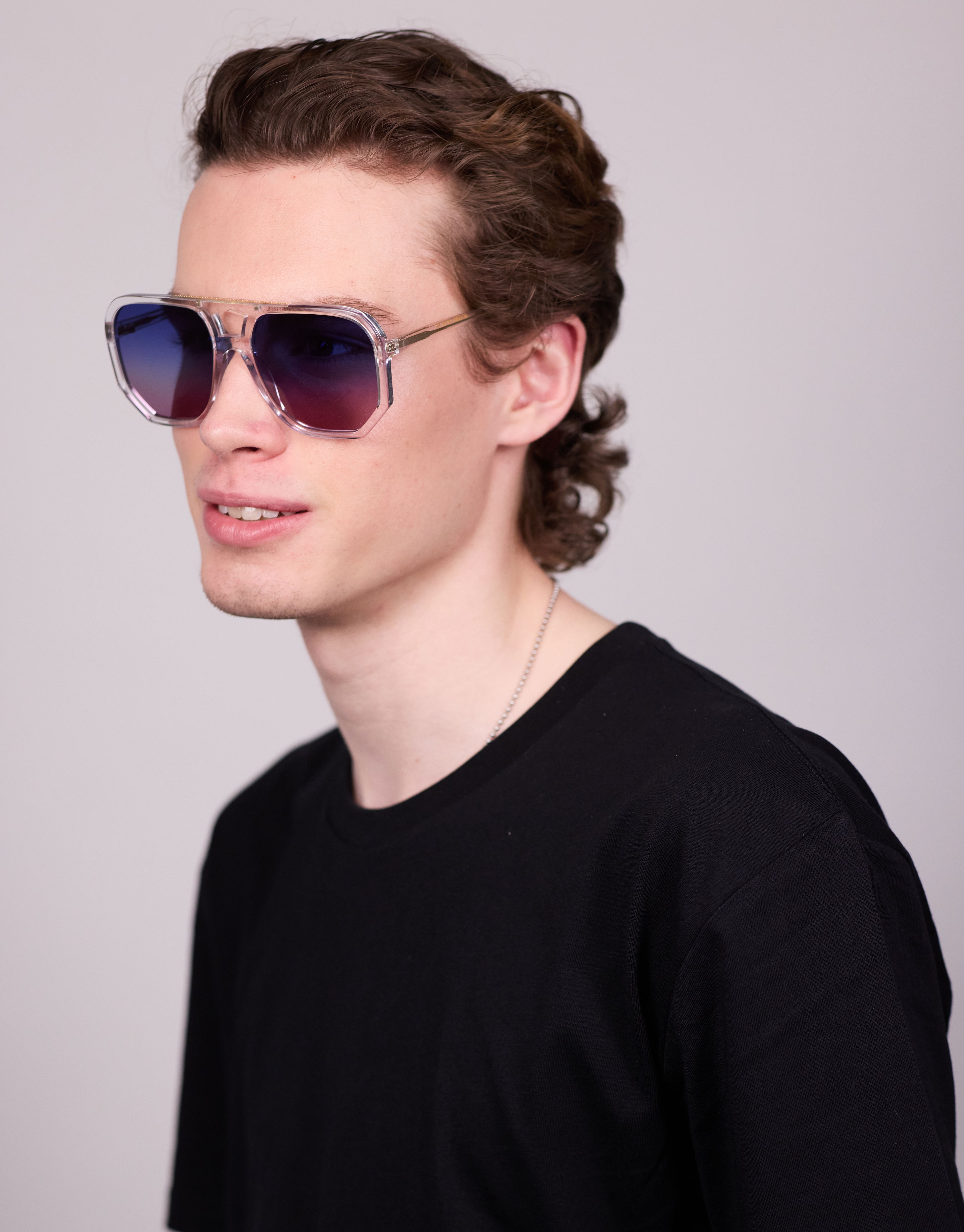 AGE Eyewear Wager Crystal Sunglasses