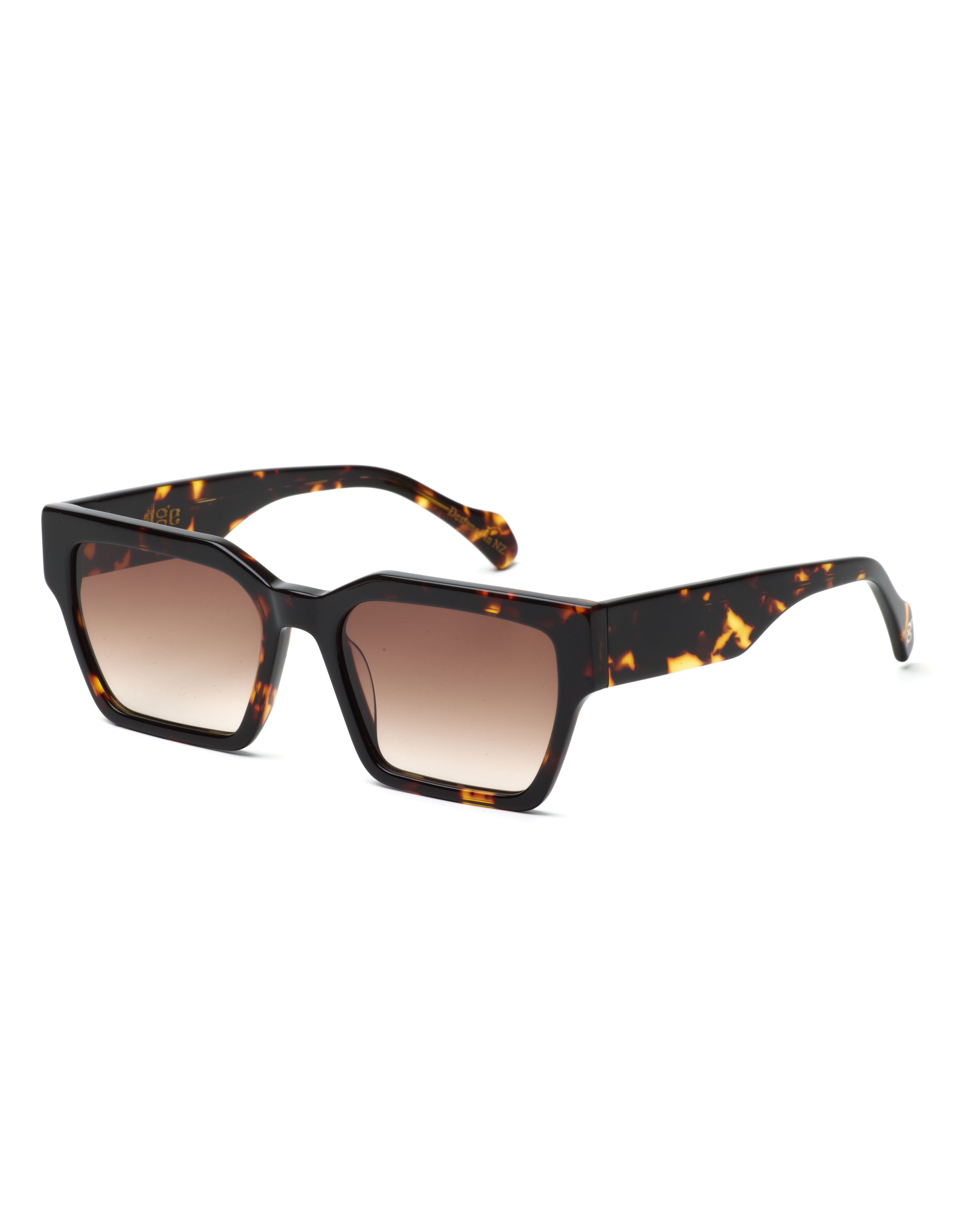 AGE Eyewear Carnage Brown Tortoiseshell Sunglasses