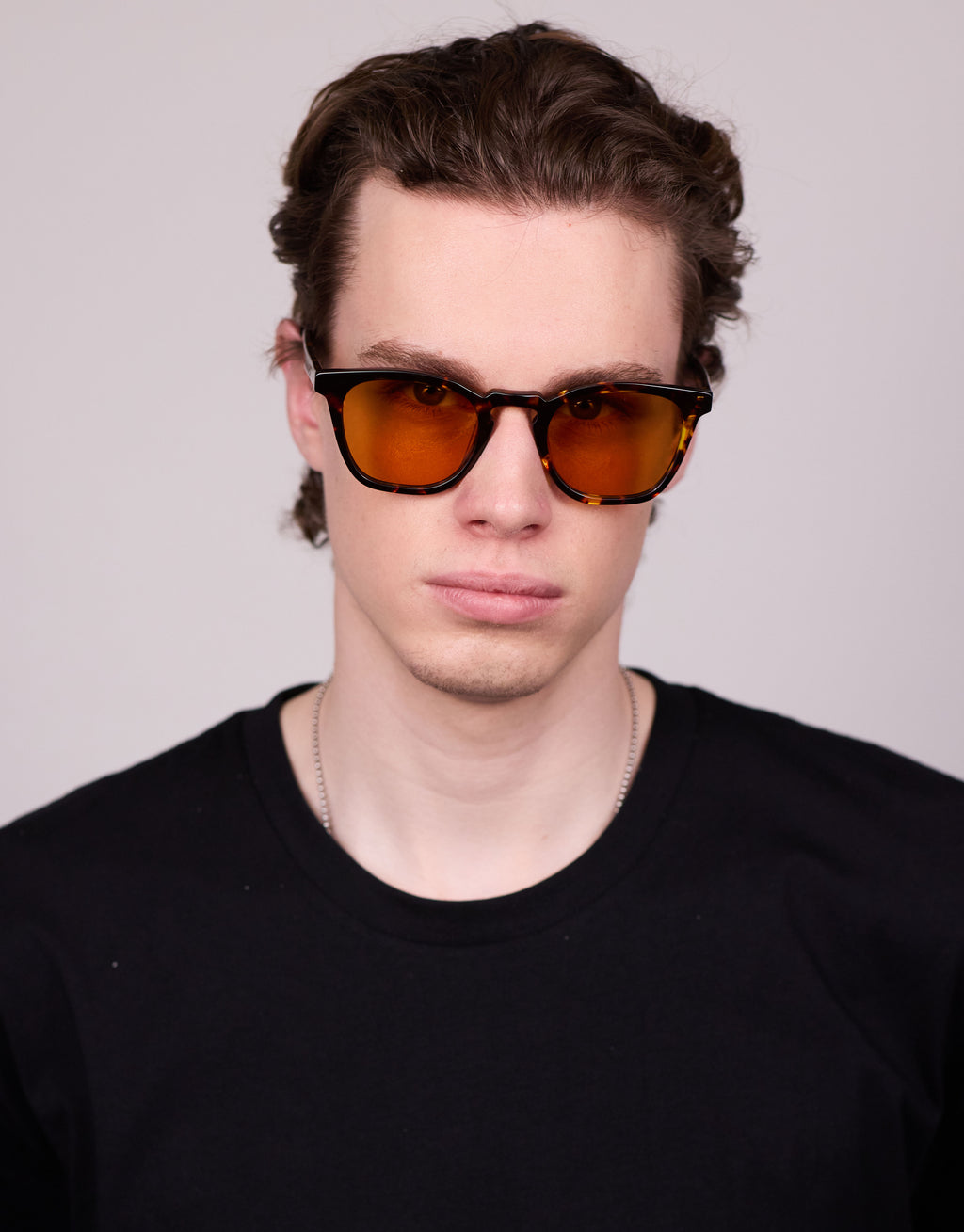 AGE Eyewear Page XL Brown Tortoiseshell Sunglasses