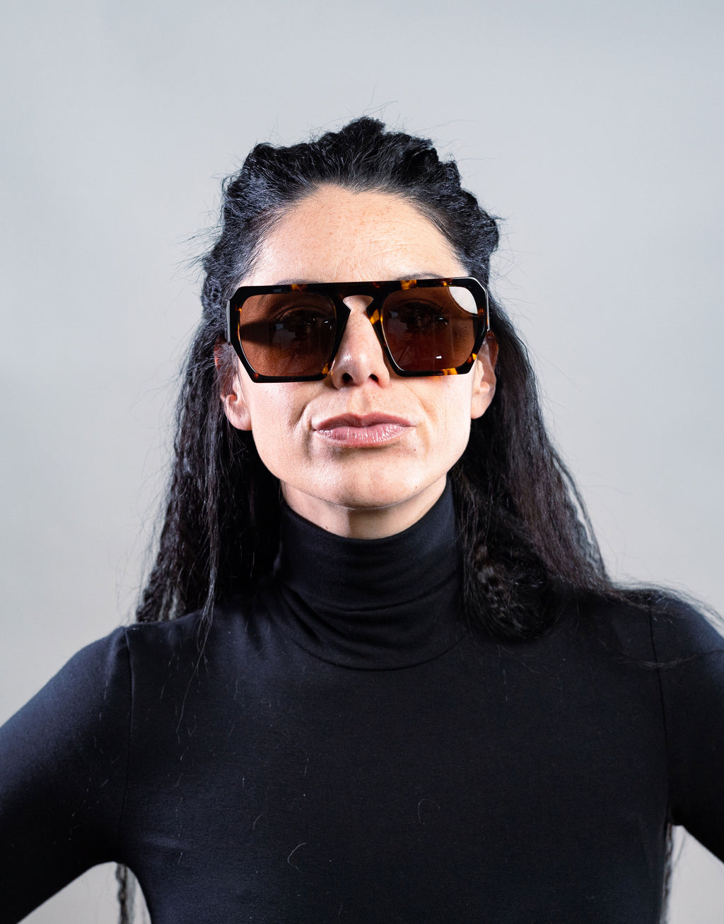 AGE Eyewear Engage Brown Tortoiseshell Sunglasses