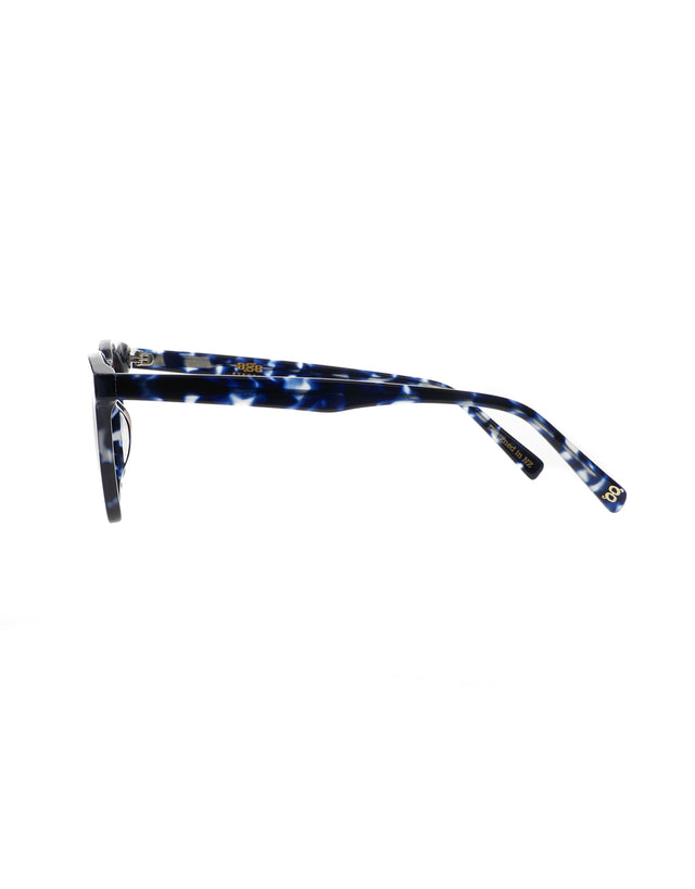 AGE Eyewear Page Large Blue Tortoiseshell Sunglasses