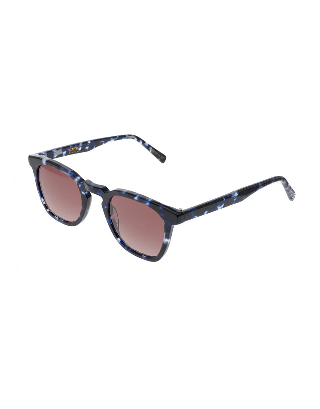 AGE Eyewear Page Large Blue Tortoiseshell Sunglasses