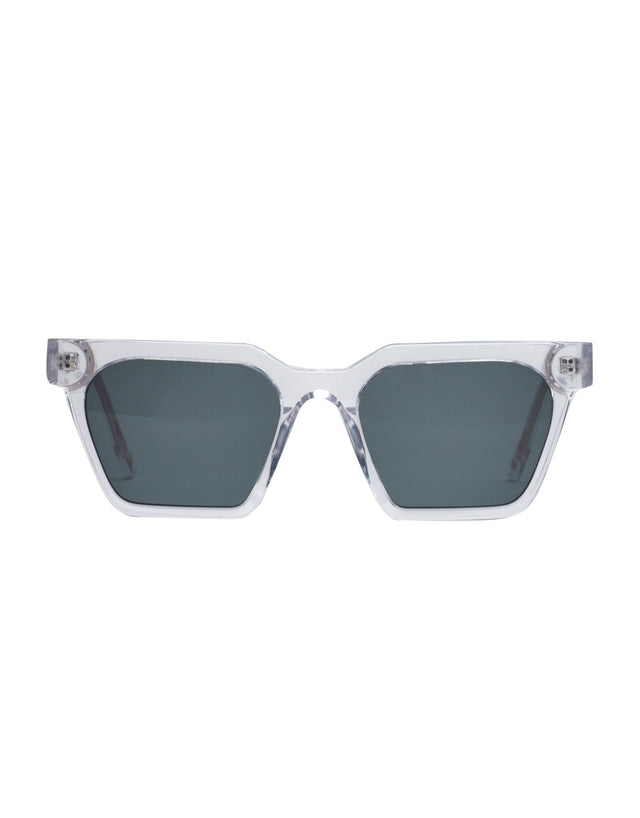 AGE Eyewear Useage Large Clear Sunglasses