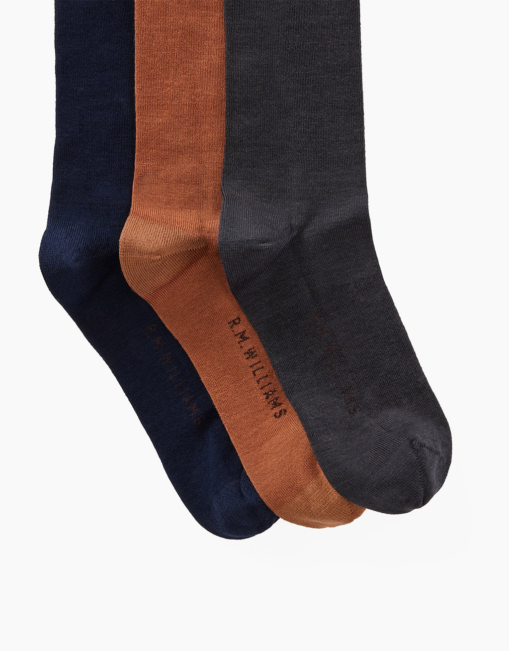 R.M.Williams Longhorn Indigo Sock 3 Pack