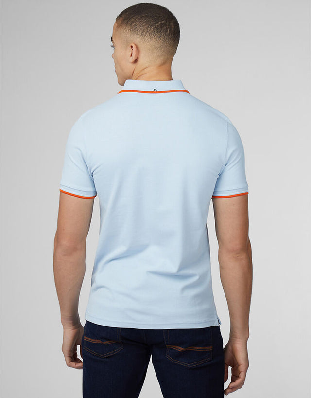 Ben Sherman Signature Pale Blue Short Sleeve Polo