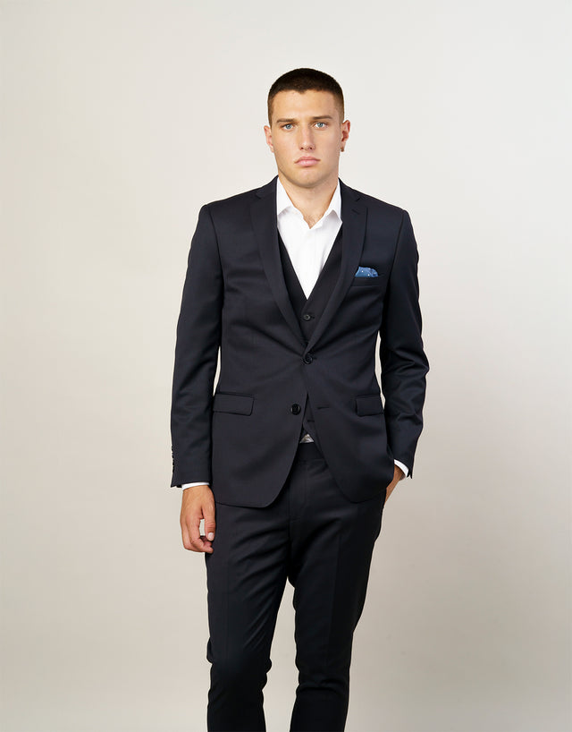 Fresh Black Suit Jacket