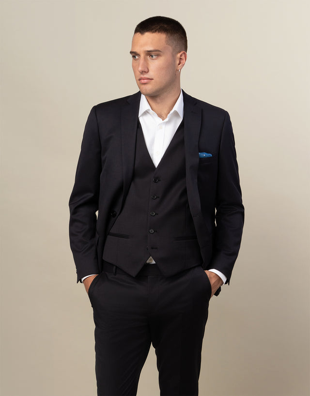 Churchill Black Waistcoat
