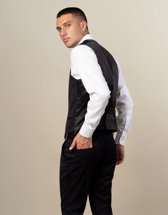 Churchill Black Waistcoat