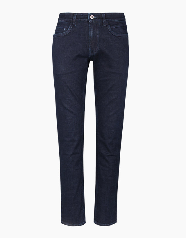 Kurt Jean Dark Blue Washed and Faded