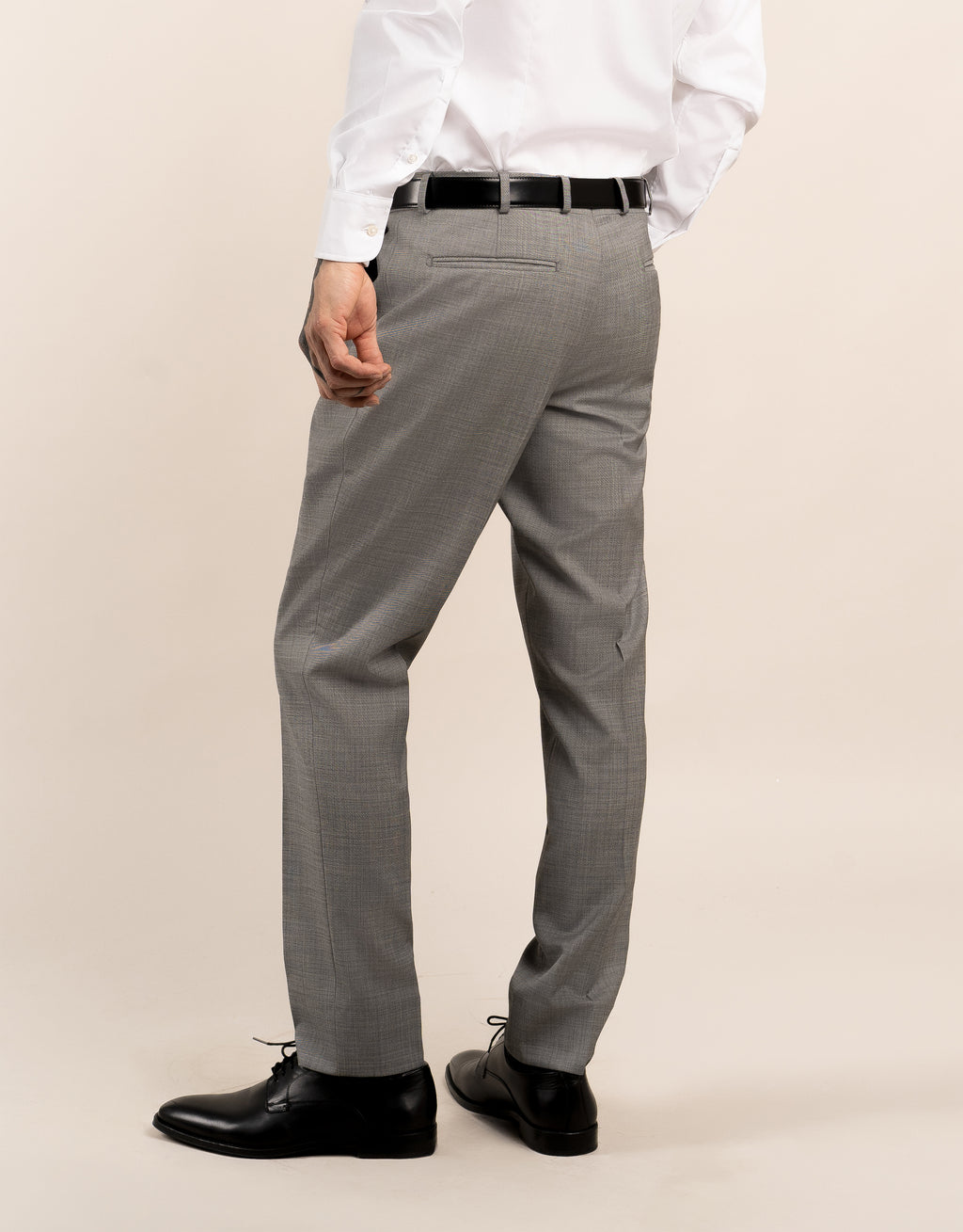 Hire Lautner Light Grey Sharkskin Suit Trouser