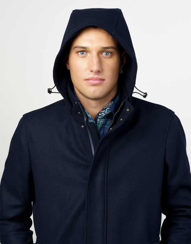 Aro Navy Water Resistant Parka