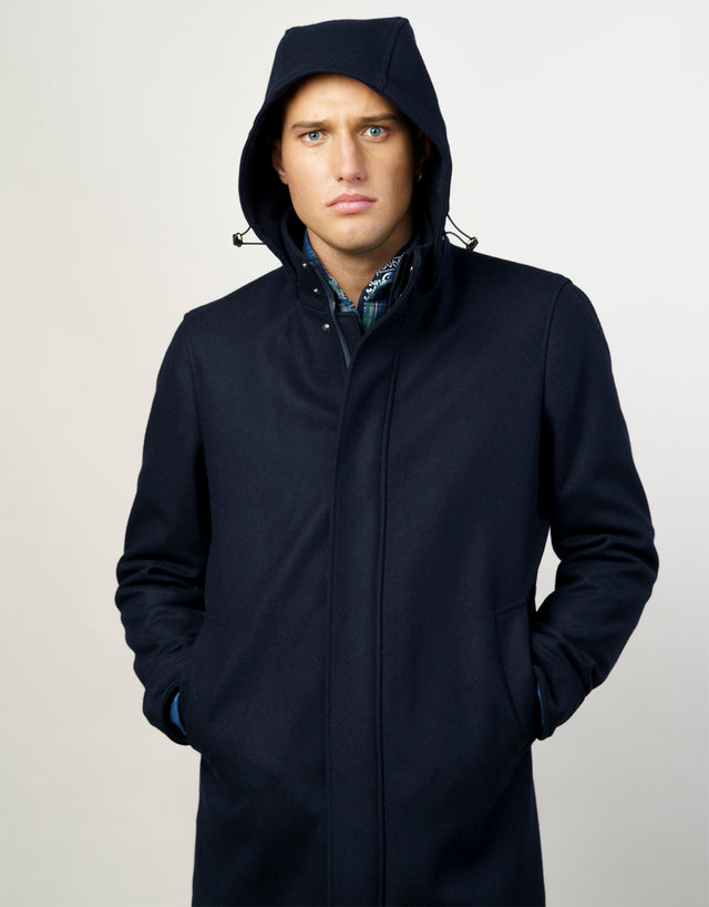 Aro Navy Water Resistant Parka