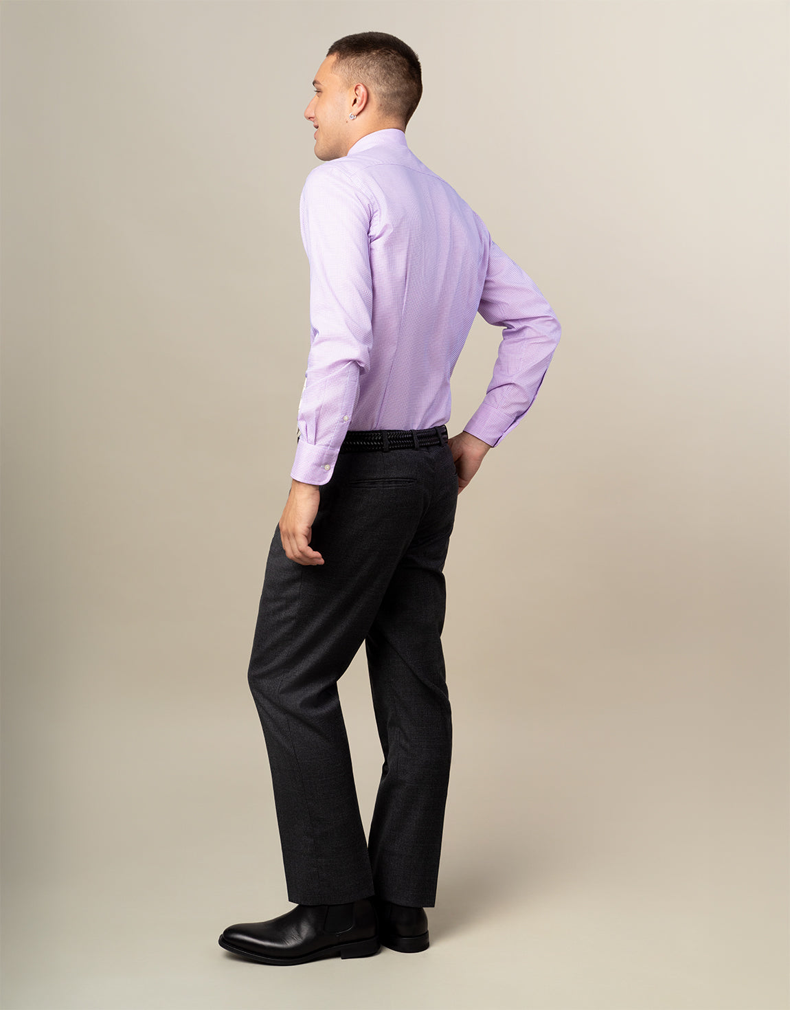 Cooper Grey Puppytooth Two Trouser Suit