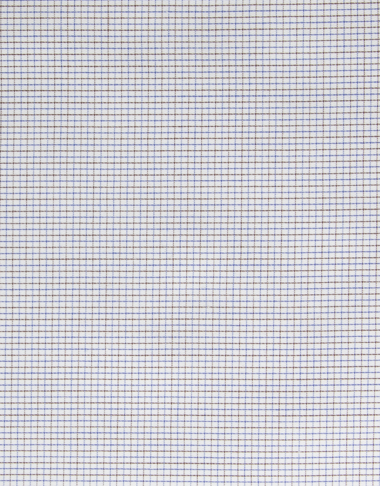 Sinatra Brown & Blue Micro-Check Shirt