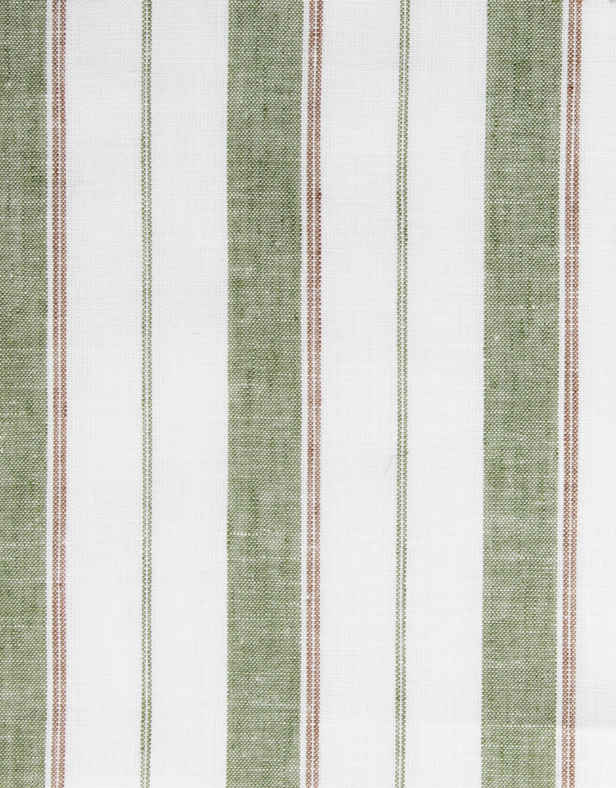 Ohope Green & Brown Stripe Shirt