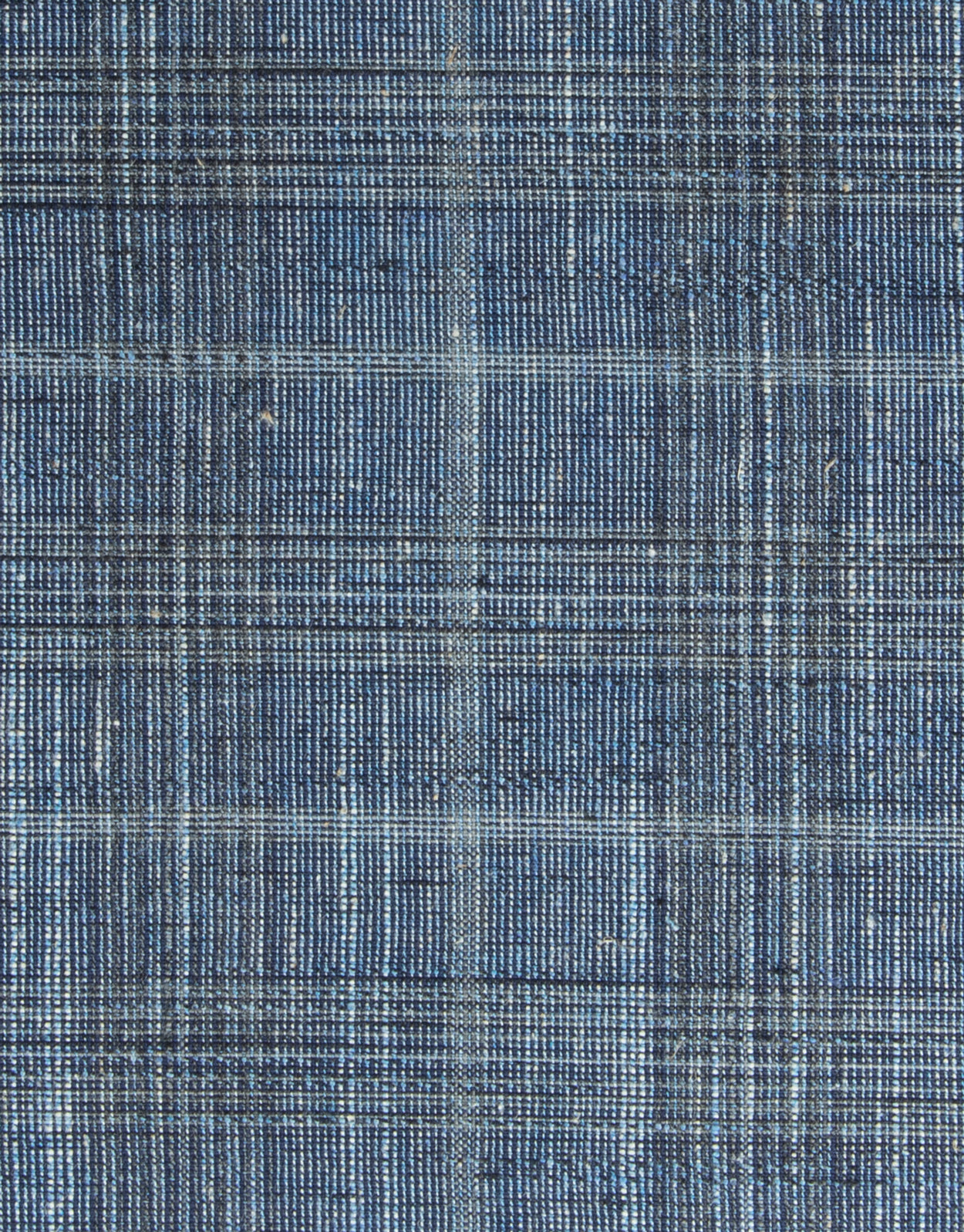 Evans Blue & Beige Check Trouser