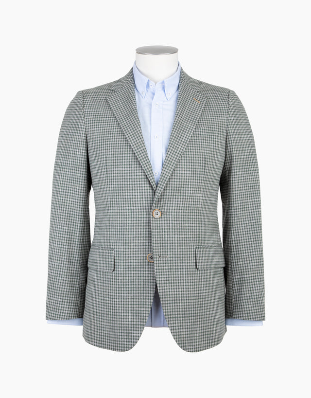 Hawker Green Guncheck Blazer