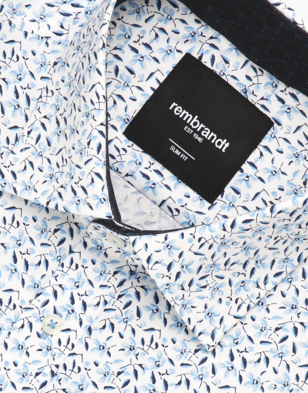 Barbican Light Blue Floral Shirt