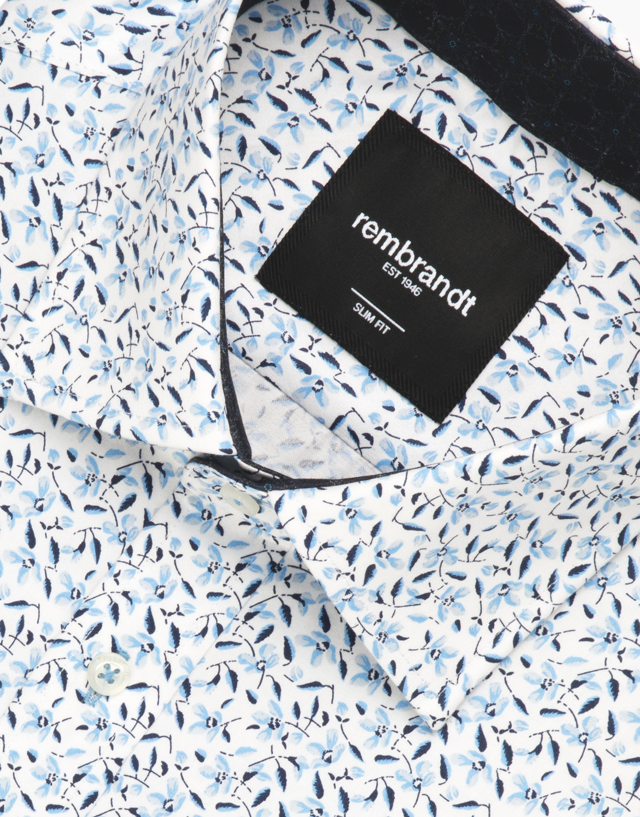 Barbican Light Blue Floral Shirt