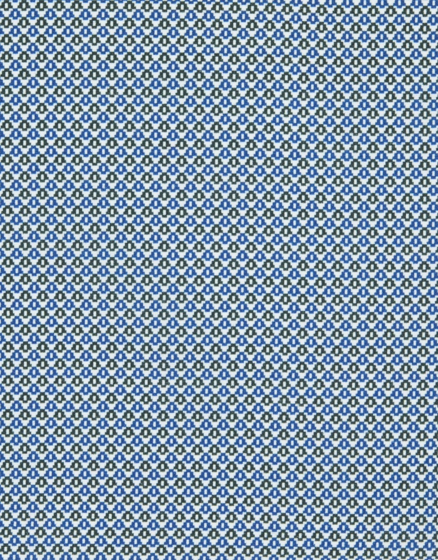Barbican Green & Blue Geo Print Shirt