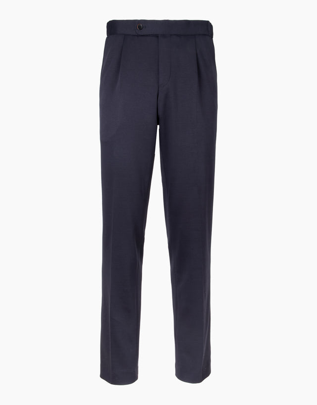 Hagley Navy Jersey Trouser