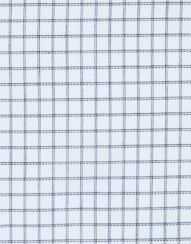 Banks White & Black Check Shirt