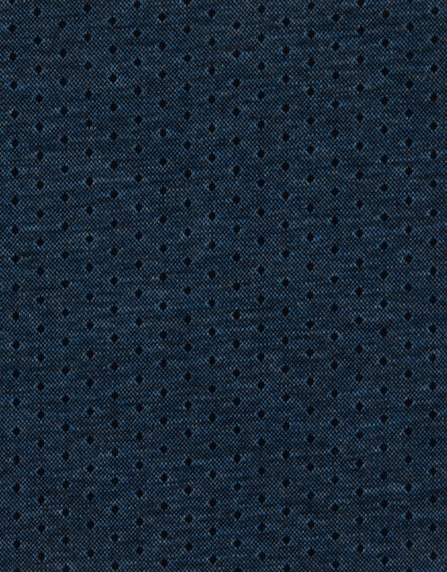 London Navy Dot Knitted Shirt
