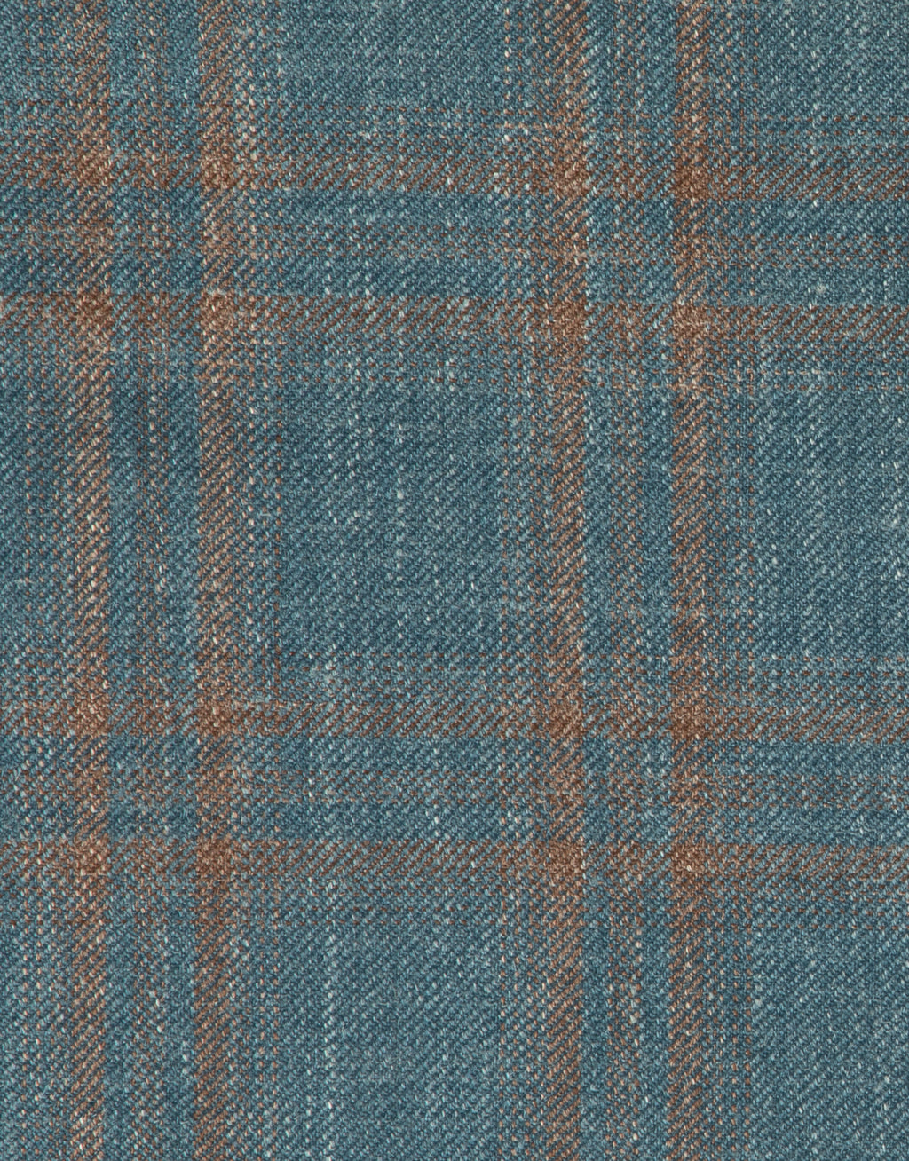 Hawker Teal Blue and Brown Check Blazer