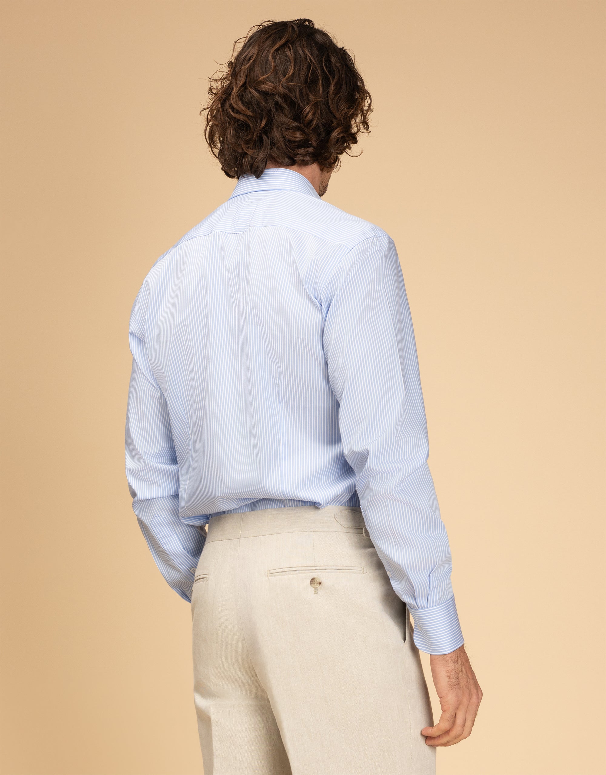 London Sky Blue Stripe Shirt