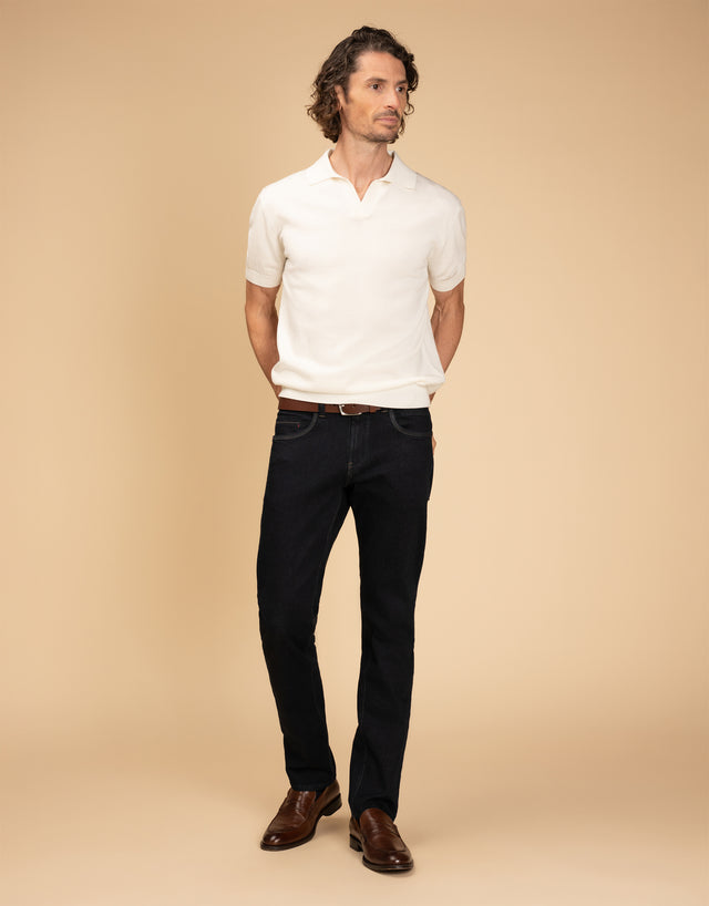 Austin Jean Dark Indigo Rinse Wash